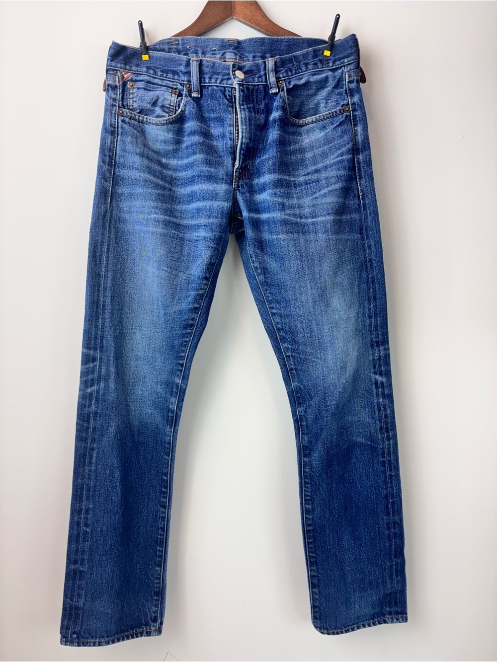 Denim & Supply Ralph Lauren Men’s Straight Leg Blue Jeans Americana USA Flag